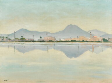 View full screen - View 1 of Lot 46. ALBERT MARQUET | REFLETS SUR LE LAC.