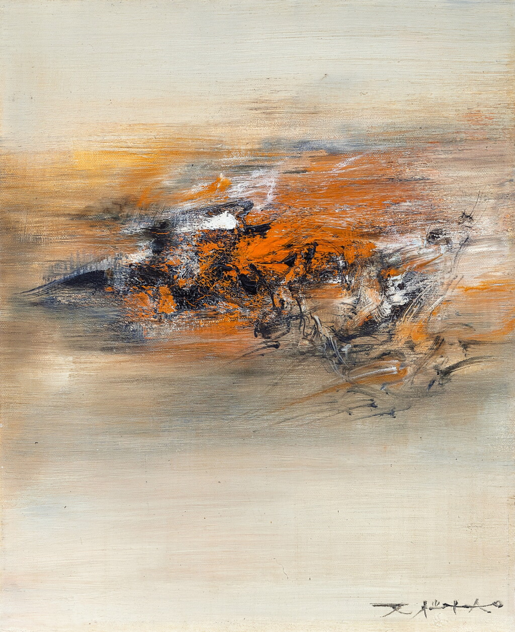 Voir en plein écran - Voir 1 du lot 2821. Zao Wou-Ki 趙無極 | 07.05.60.