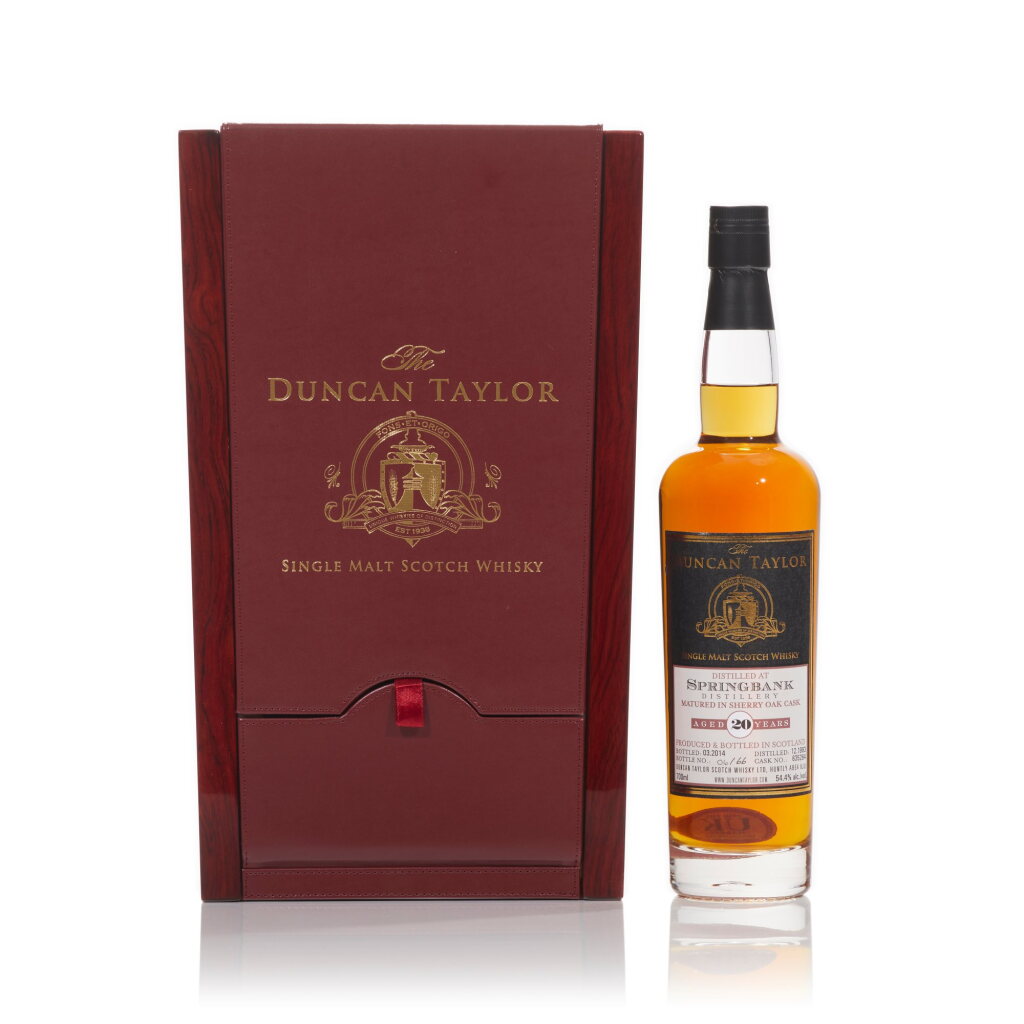 View full screen - View 1 of Lot 426. Springbank Duncan Taylor Single Cask 20 Year Old 54.4 abv 1993 (1 BT70).