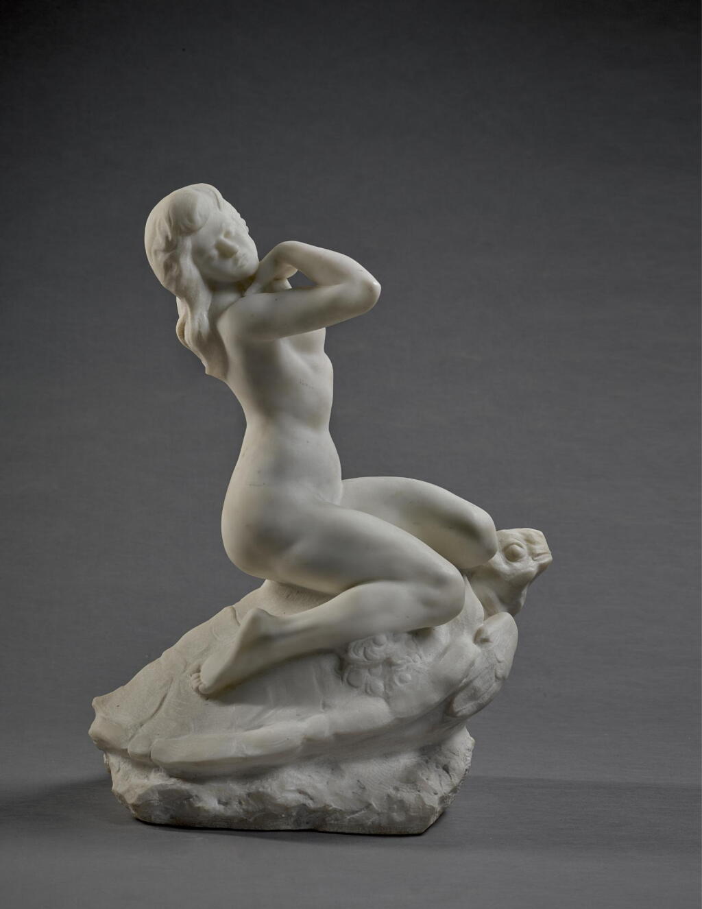 View full screen - View 1 of Lot 84. VICTOR DE HAEN | NUDE ON A SEA TURTLE.