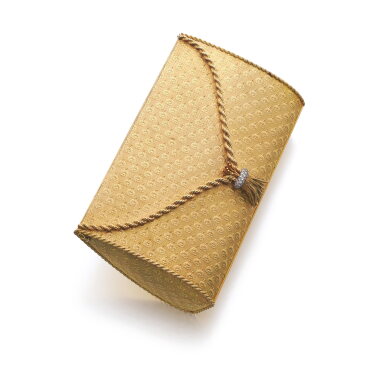 View full screen - View 1 of Lot 828. Diamond and gold evening bag, circa 1960.