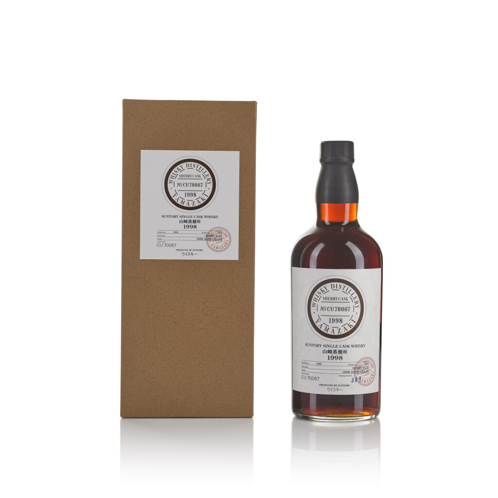 View full screen - View 1 of Lot 256. 山崎 Yamazaki Single Cask #CU70067 61.0 abv 1998 (1 BT 70cl).