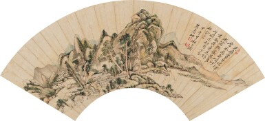 View full screen - View 1 of Lot 8118. 王原祁 仿大癡山水|Wang Yuanqi, Landscape after Huang Gongwang.