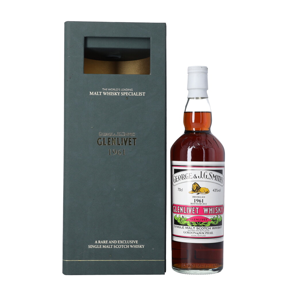 View full screen - View 1 of Lot 5741. Glenlivet Gordon & MacPhail George & JG Smith 43.0 abv 1961 (1 BT70).