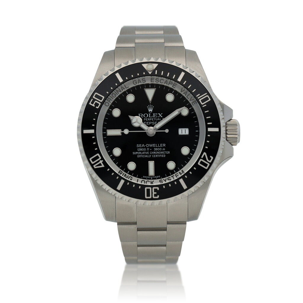 View full screen - View 1 of Lot 440. Deepsea Sea-Dweller, Ref. 116660 Stainless steel wristwatch with date, helium escape valve and bracelet Circa 2017.
