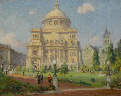 View full screen - View 1 of Lot 18. A Spring Day, Boston.