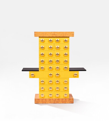 View full screen - View 1 of Lot 78. Mobile Giallo chest of drawers, Bharata series | Commode Mobile Giallo, série Bharata.