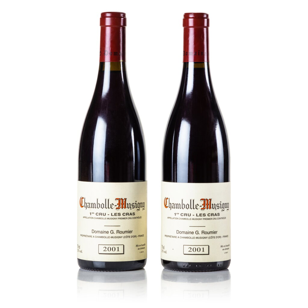 View full screen - View 1 of Lot 203. Chambolle Musigny, Les Cras 2001 Domaine Georges Roumier (2 BT).