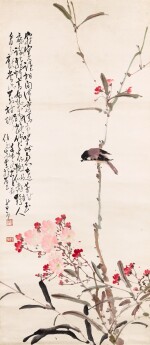 趙少昂 一枝獨秀 | Zhao Shao'ang, Flowers and Bird