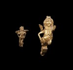 Two Roman Gold Eros Ornaments, circa 1st/3rd Century A.D.