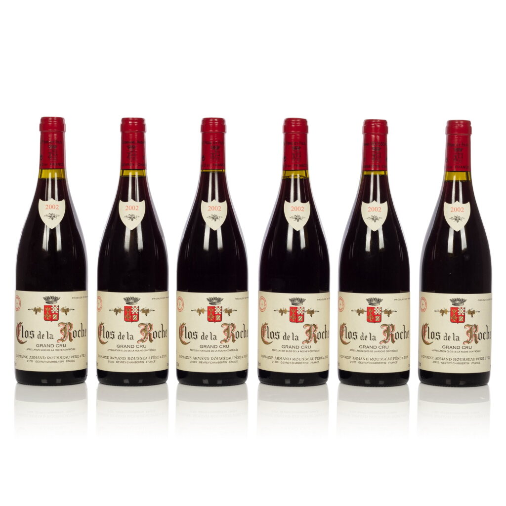 View full screen - View 1 of Lot 224. Clos de la Roche 2002 Domaine Armand Rousseau (6 BT).