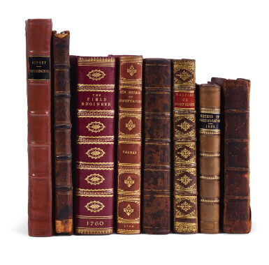 View full screen - View 1 of Lot 176. Fortification, works in English, a collection of 8 vol..