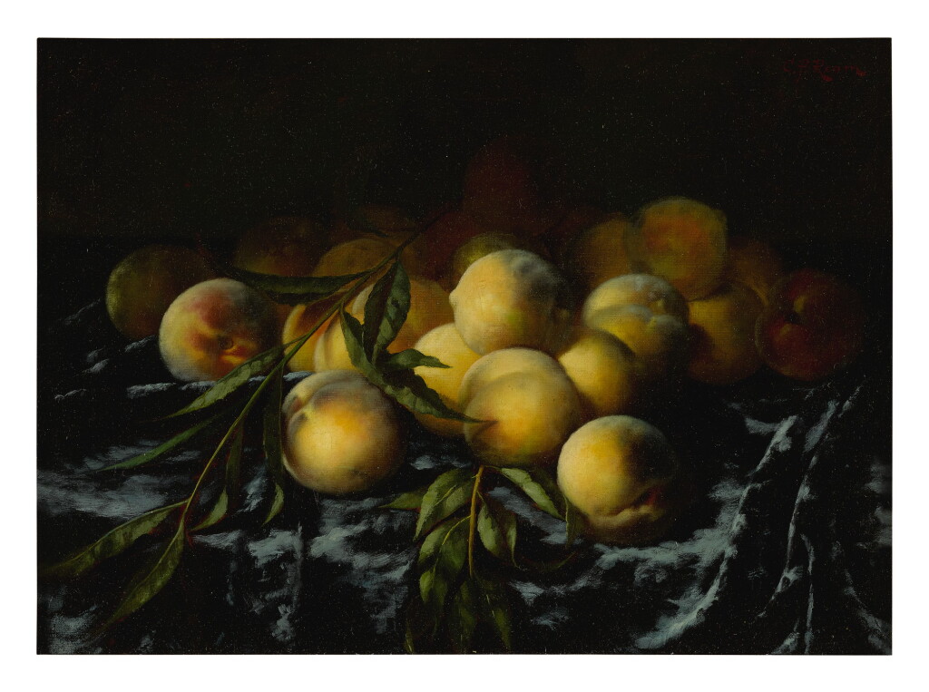View full screen - View 1 of Lot 100. CARDUCIUS PLANTAGENET REAM | STILL LIFE WITH PEACHES.