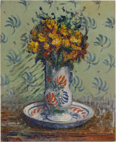 View full screen - View 1 of Lot 35. Vase de fleurs (Pot de fleurs).