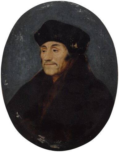 View full screen - View 1 of Lot 199. Portrait of Erasmus of Rotterdam.