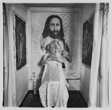 View full screen - View 1 of Lot 123. Bishop at the Altar, Santa Barbara, Cal..