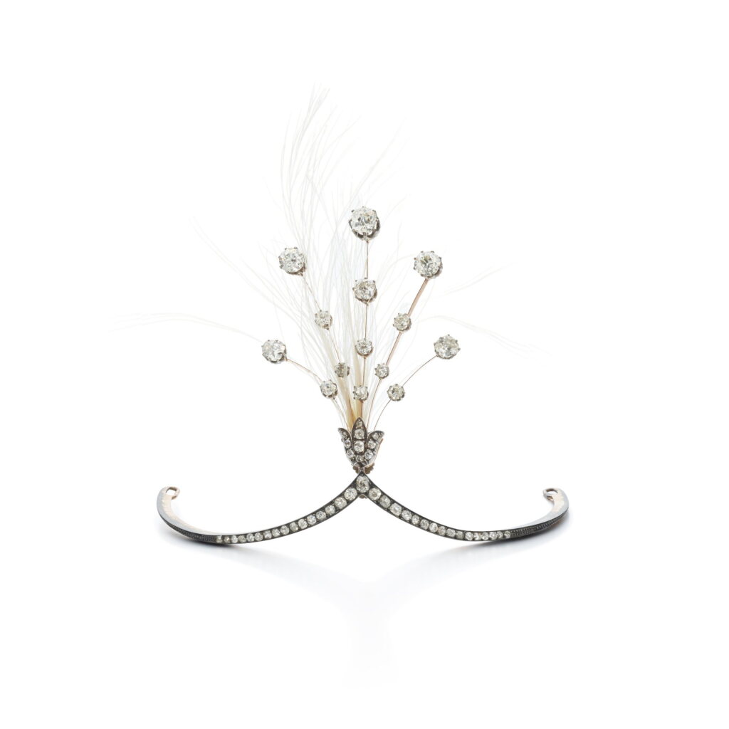 全萤幕检视 - 查看1081Diamond aigrette, 1890s的1
