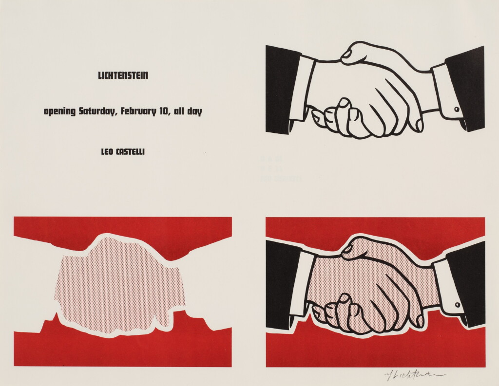 View full screen - View 1 of Lot 619. Castelli Handshake Poster.