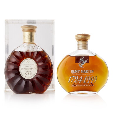 View full screen - View 1 of Lot 6615. Remy Martin QSS Cognac & 275th Anniversary Mixed Lot NV (1 BT70, 1 BT35).