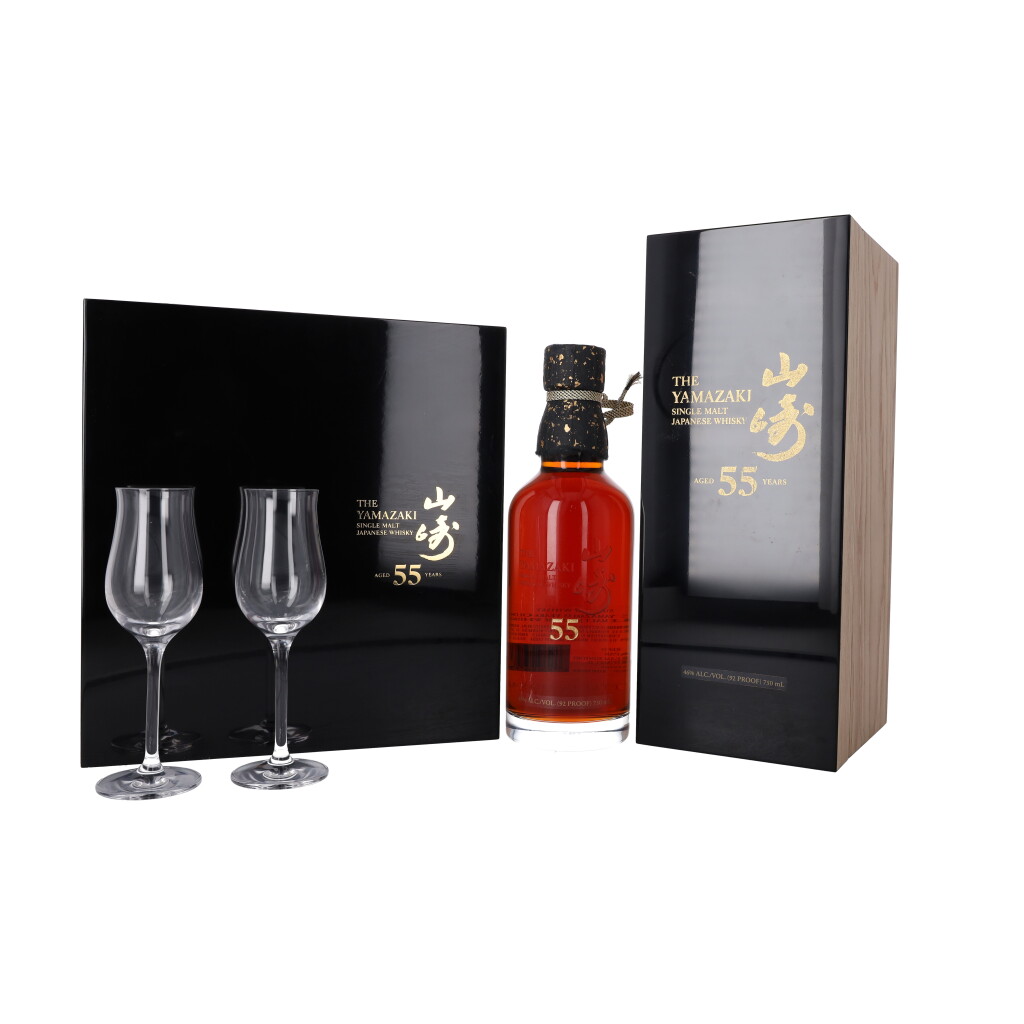 View full screen - View 1 of Lot 5001. The Yamazaki 55 Year Old 46.0 abv NV (1 BT75).