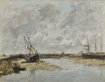 Trouville, les jetées, marée basse