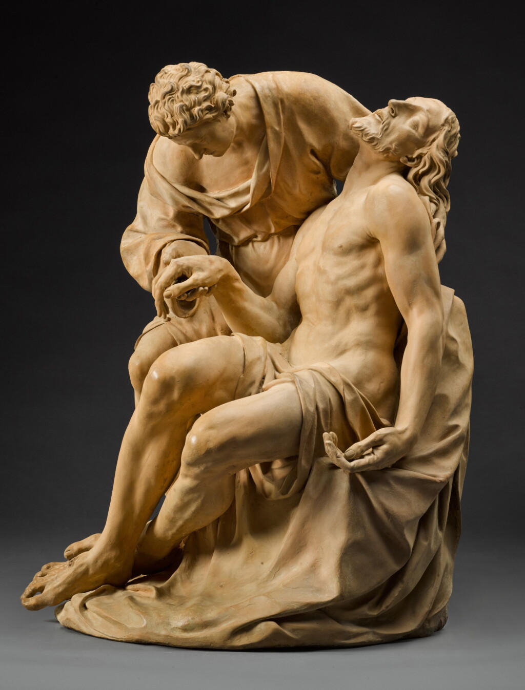 View full screen - View 1 of Lot 167. Christ and Saint John the Evangelist.