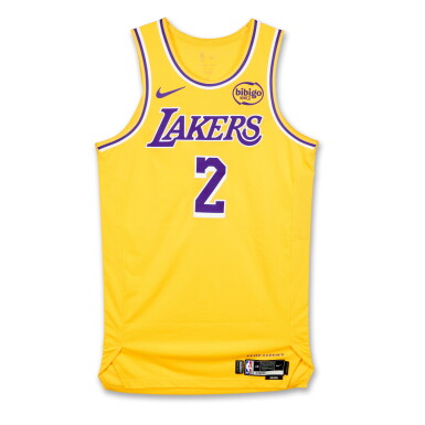 View full screen - View 1 of Lot 36. Jarred Vanderbilt Los Angeles Lakers 2026 NBA Playoffs Western Conference Round 1 Game Worn Icon Edition Jersey | Game 1 .
