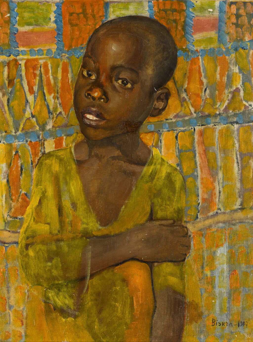 View full screen - View 1 of Lot 159. Portrait of an African Boy.
