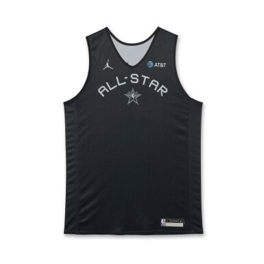 View full screen - View 1 of Lot 206. Kyrie Irving ‘NBA All-Star Game’ Practice Jersey | Probable Wear.