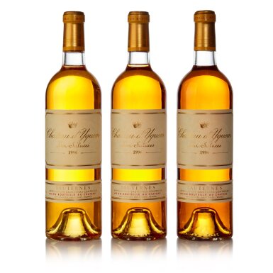 View full screen - View 1 of Lot 109. Château d'Yquem 1996 (3 BT).