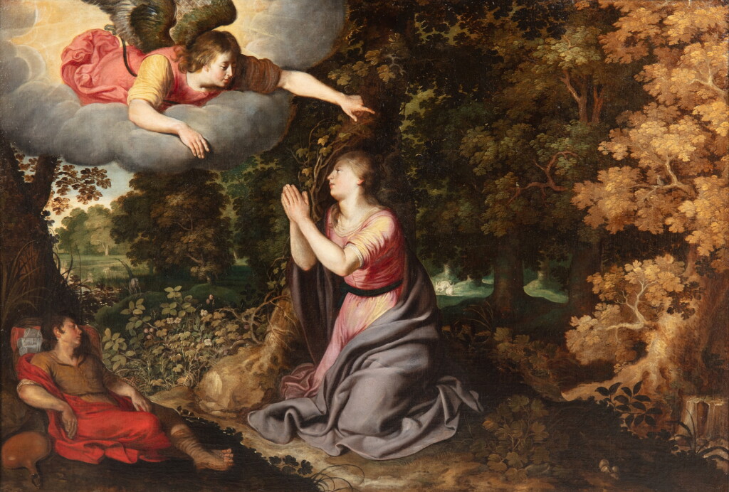 View full screen - View 1 of Lot 111. The Angel appears to Hagar.