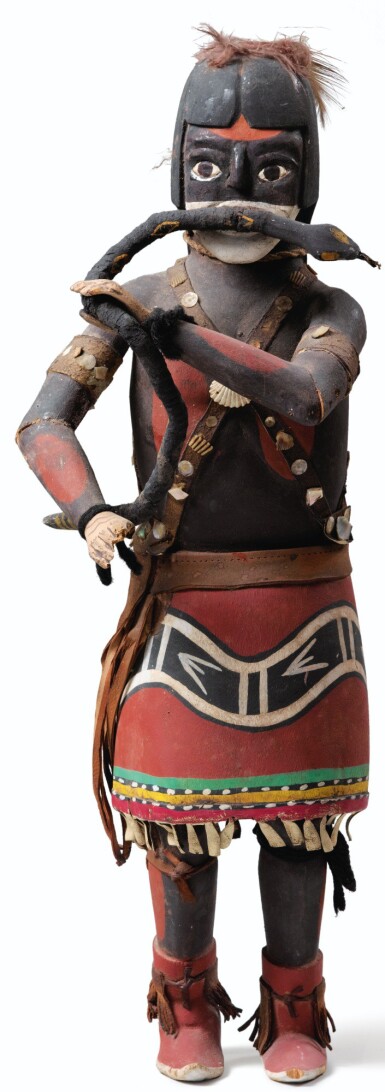 View full screen - View 1 of Lot 143. CHUSONA, DANSEUR SERPENT, HOPI, USA .