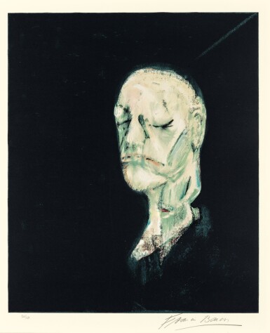 View full screen - View 1 of Lot 202. FRANCIS BACON | THE LIFE MASK OF WILLIAM BLAKE (S. 27).