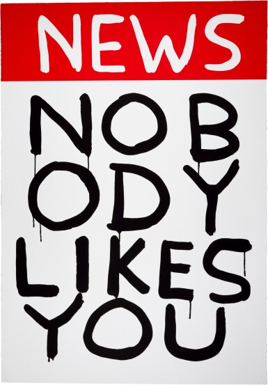 View full screen - View 1 of Lot 98. Untitled (News: Nobody Likes You).