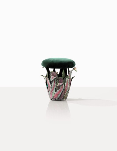 View full screen - View 1 of Lot 82. Tabouret salade.