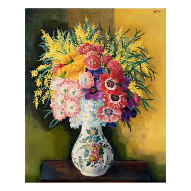 View full screen - View 1 of Lot 20. MOÏSE KISLING | BOUQUET DE FLEURS.