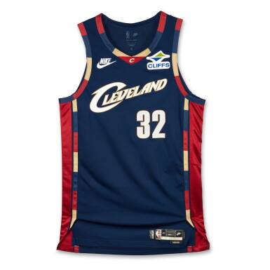 View full screen - View 1 of Lot 21. Dean Wade Cleveland Cavaliers 2026 NBA Playoffs Eastern Conference Round 1 Game Worn Classic Edition Jersey | Game 1.