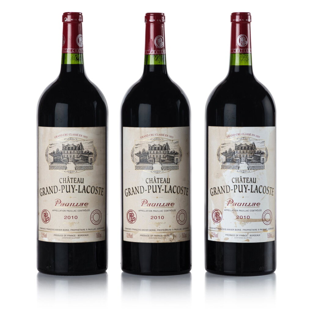 View full screen - View 1 of Lot 149. Château Grand Puy Lacoste 2010 (3 MAG).