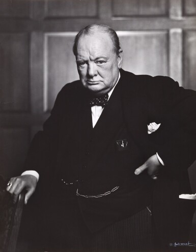 View full screen - View 1 of Lot 105. Winston Churchill, 1941.