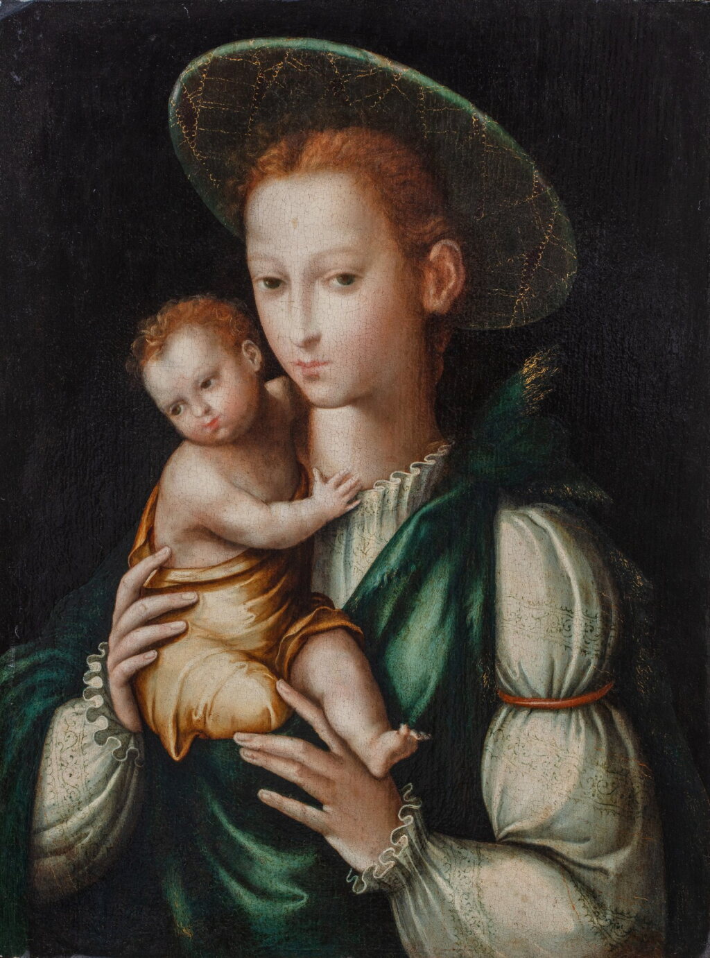 View full screen - View 1 of Lot 6. Virgin and Child, or La Virgén del Sombrero | La Vierge à l’Enfant, dite Vierge bohémienne.