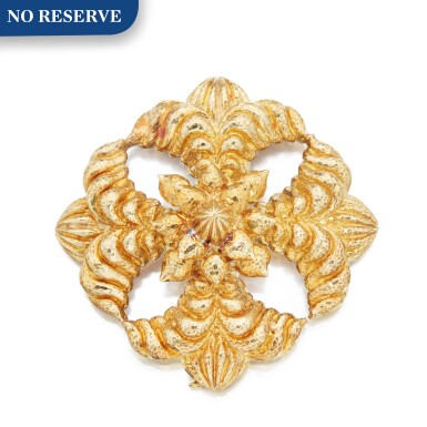 View full screen - View 1 of Lot 157. Gold Pendant-Brooch.