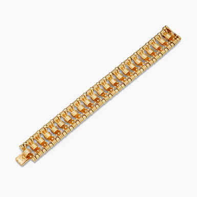 View full screen - View 1 of Lot 250. Gold Bracelet, France.