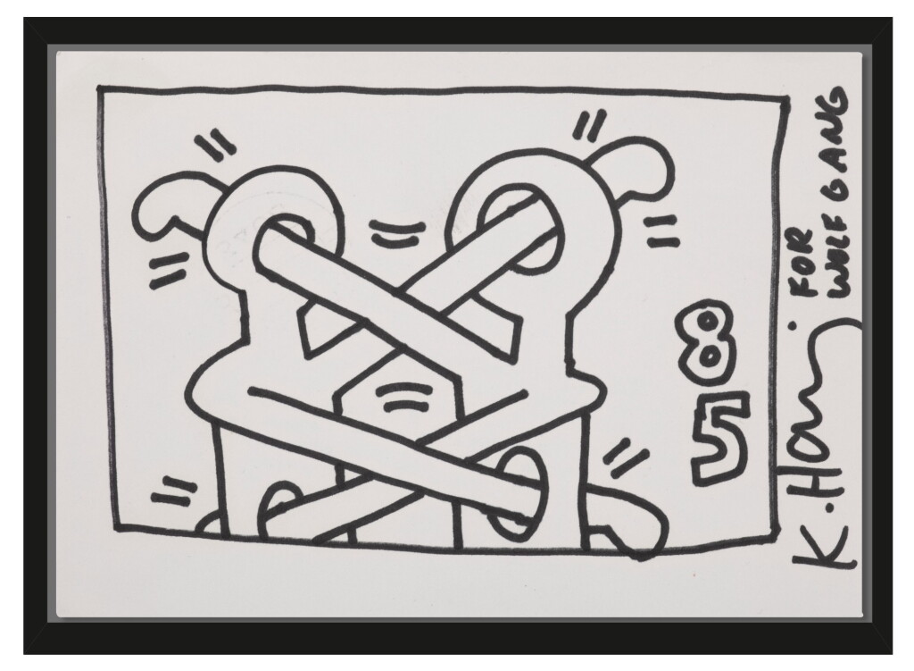 View full screen - View 1 of Lot 13. KEITH HARING | UNTITLED.