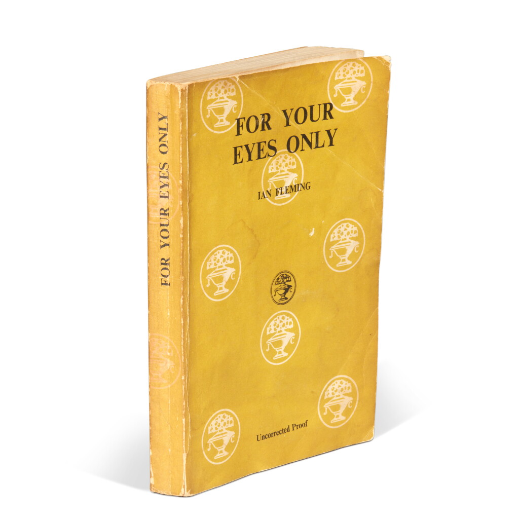 View full screen - View 1 of Lot 14. Ian Fleming | For Your Eyes Only, 1960, uncorrected proof.