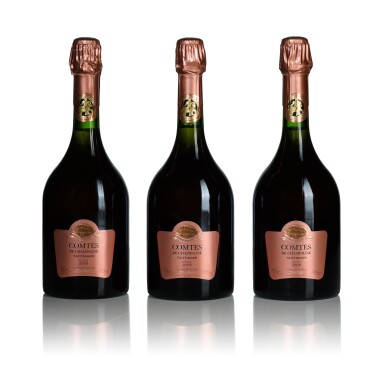 View full screen - View 1 of Lot 581. Taittinger, Comtes de Champagne Rosé 2005 (6 BT).