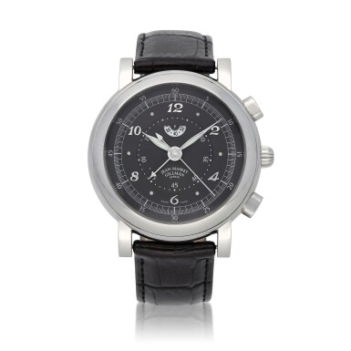 View full screen - View 1 of Lot 63. Alexandre II Limited edition stainless steel chronograph wristwatch Circa 2005.