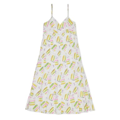Chanel | Multicolor CC Cake Printed Cotton Midi Dress 40, 2004 | Chanel | Multicolor CC Cake Printed Cotton Midi Dress 40, 2004 |