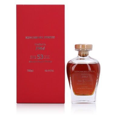 View full screen - View 1 of Lot 247. Kingsbury Finest 53 Year Old Cask #8966 48.4 abv 1964 (1 Bottle 70cl).