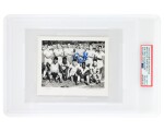 1958 Svensk Bildservice Brazil Team Card - PSA 4, Auto 10 | Signed by Pelé