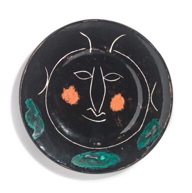 View full screen - View 1 of Lot 12. PABLO PICASSO | SERVICE VISAGE NOIR (A. R. 43).